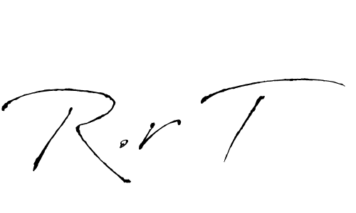 Also You can easily find your signature by using the search form. We will create R.r T name handwritten signature images for you free of cost using Antro_Vectra sign style. R.r T signature style 6 images and pictures png