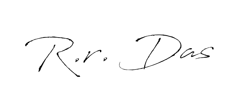 You should practise on your own different ways (Antro_Vectra) to write your name (R.r. Das) in signature. don't let someone else do it for you. R.r. Das signature style 6 images and pictures png