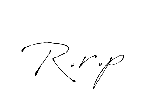 if you are searching for the best signature style for your name R.r.p. so please give up your signature search. here we have designed multiple signature styles  using Antro_Vectra. R.r.p signature style 6 images and pictures png