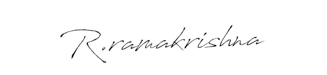 Also You can easily find your signature by using the search form. We will create R.ramakrishna name handwritten signature images for you free of cost using Antro_Vectra sign style. R.ramakrishna signature style 6 images and pictures png