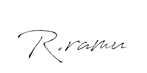 This is the best signature style for the R.ramu name. Also you like these signature font (Antro_Vectra). Mix name signature. R.ramu signature style 6 images and pictures png