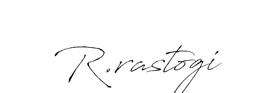 R.rastogi stylish signature style. Best Handwritten Sign (Antro_Vectra) for my name. Handwritten Signature Collection Ideas for my name R.rastogi. R.rastogi signature style 6 images and pictures png