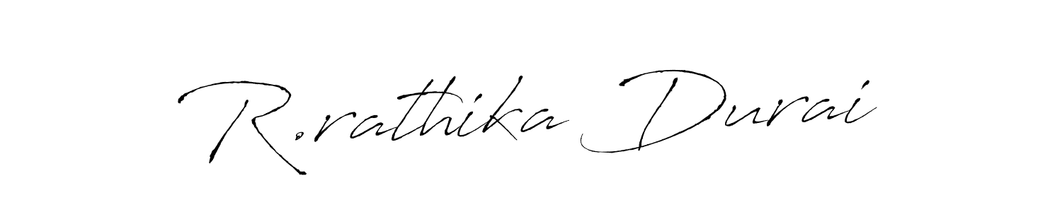 It looks lik you need a new signature style for name R.rathika Durai. Design unique handwritten (Antro_Vectra) signature with our free signature maker in just a few clicks. R.rathika Durai signature style 6 images and pictures png