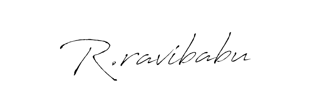 if you are searching for the best signature style for your name R.ravibabu. so please give up your signature search. here we have designed multiple signature styles  using Antro_Vectra. R.ravibabu signature style 6 images and pictures png