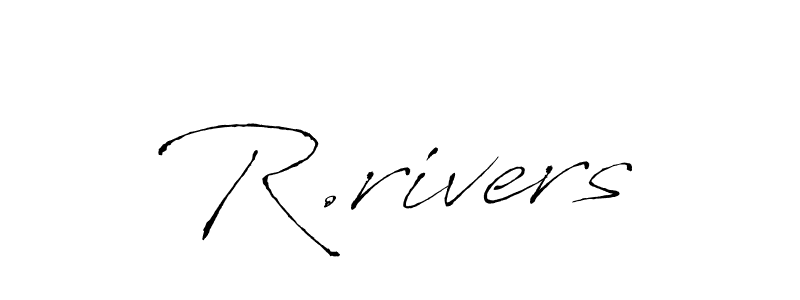 Also we have R.rivers name is the best signature style. Create professional handwritten signature collection using Antro_Vectra autograph style. R.rivers signature style 6 images and pictures png