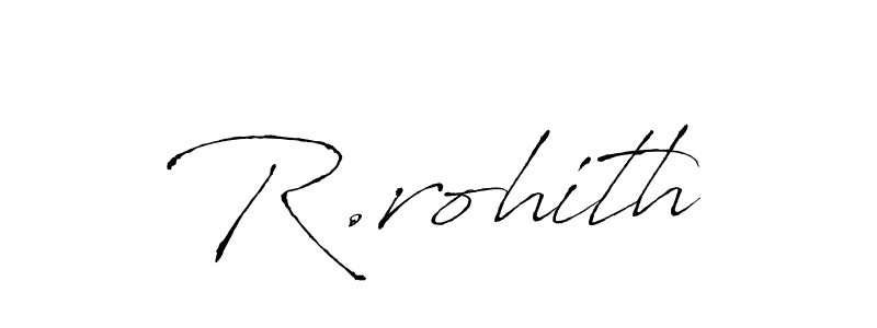 This is the best signature style for the R.rohith name. Also you like these signature font (Antro_Vectra). Mix name signature. R.rohith signature style 6 images and pictures png