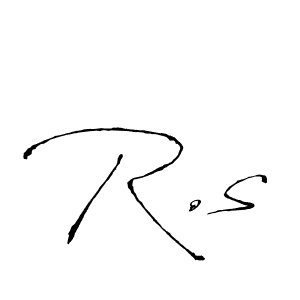Create a beautiful signature design for name R.s. With this signature (Antro_Vectra) fonts, you can make a handwritten signature for free. R.s signature style 6 images and pictures png