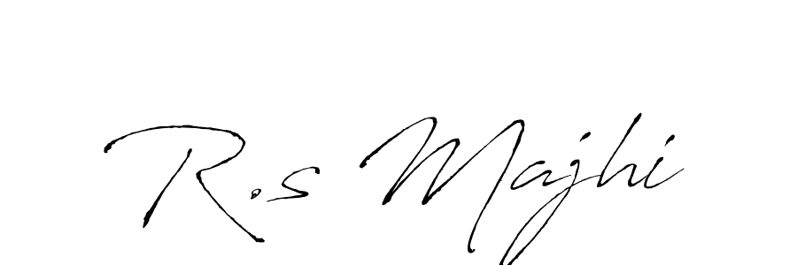 How to make R.s Majhi signature? Antro_Vectra is a professional autograph style. Create handwritten signature for R.s Majhi name. R.s Majhi signature style 6 images and pictures png