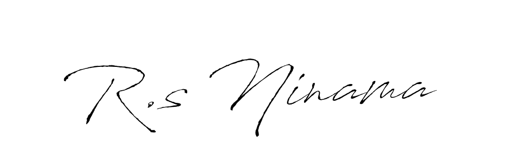 Also we have R.s Ninama name is the best signature style. Create professional handwritten signature collection using Antro_Vectra autograph style. R.s Ninama signature style 6 images and pictures png