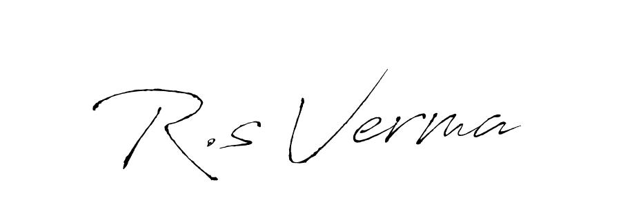 The best way (Antro_Vectra) to make a short signature is to pick only two or three words in your name. The name R.s Verma include a total of six letters. For converting this name. R.s Verma signature style 6 images and pictures png