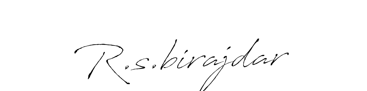 Antro_Vectra is a professional signature style that is perfect for those who want to add a touch of class to their signature. It is also a great choice for those who want to make their signature more unique. Get R.s.birajdar name to fancy signature for free. R.s.birajdar signature style 6 images and pictures png