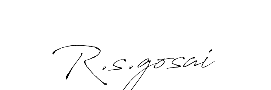 Use a signature maker to create a handwritten signature online. With this signature software, you can design (Antro_Vectra) your own signature for name R.s.gosai. R.s.gosai signature style 6 images and pictures png