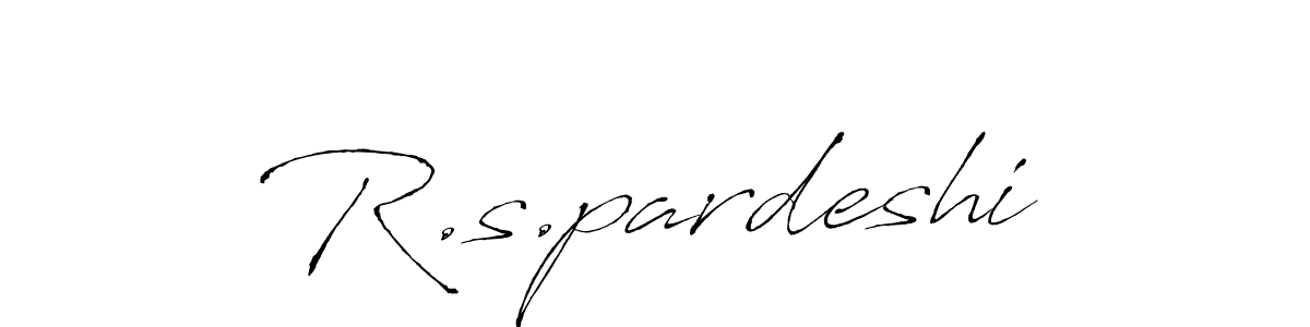 Once you've used our free online signature maker to create your best signature Antro_Vectra style, it's time to enjoy all of the benefits that R.s.pardeshi name signing documents. R.s.pardeshi signature style 6 images and pictures png