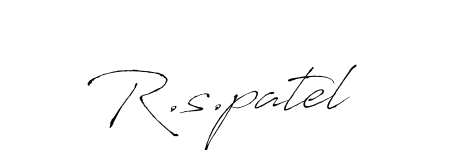 if you are searching for the best signature style for your name R.s.patel. so please give up your signature search. here we have designed multiple signature styles  using Antro_Vectra. R.s.patel signature style 6 images and pictures png