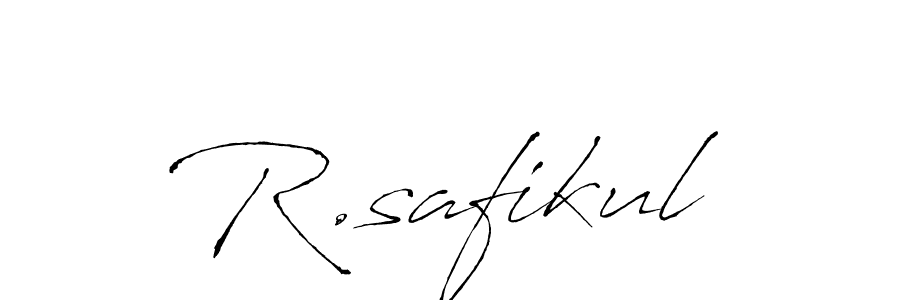 Make a beautiful signature design for name R.safikul. Use this online signature maker to create a handwritten signature for free. R.safikul signature style 6 images and pictures png