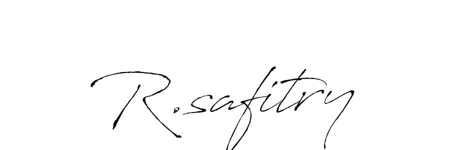 Similarly Antro_Vectra is the best handwritten signature design. Signature creator online .You can use it as an online autograph creator for name R.safitry. R.safitry signature style 6 images and pictures png