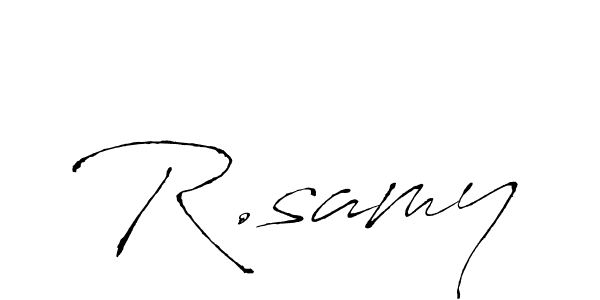 Also You can easily find your signature by using the search form. We will create R.samy name handwritten signature images for you free of cost using Antro_Vectra sign style. R.samy signature style 6 images and pictures png