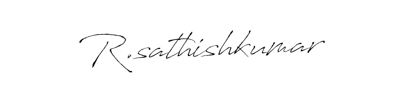 Also You can easily find your signature by using the search form. We will create R.sathishkumar name handwritten signature images for you free of cost using Antro_Vectra sign style. R.sathishkumar signature style 6 images and pictures png