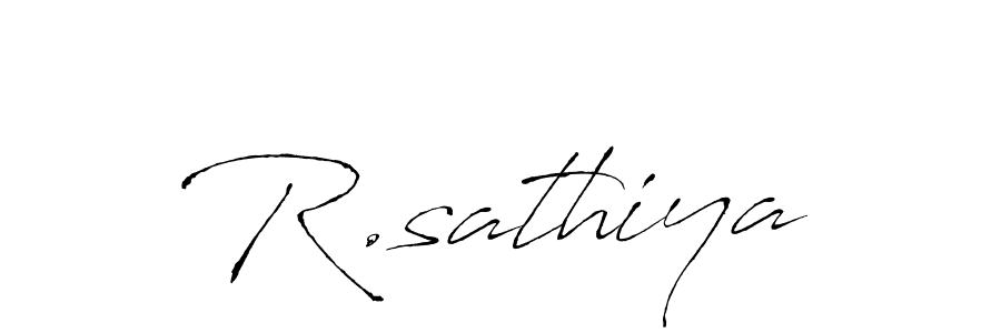 Make a beautiful signature design for name R.sathiya. Use this online signature maker to create a handwritten signature for free. R.sathiya signature style 6 images and pictures png