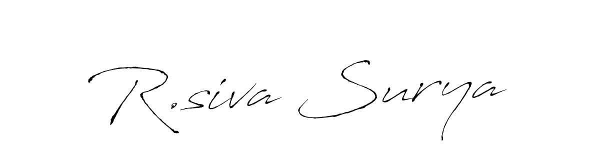 Similarly Antro_Vectra is the best handwritten signature design. Signature creator online .You can use it as an online autograph creator for name R.siva Surya. R.siva Surya signature style 6 images and pictures png