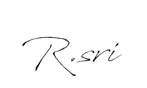 R.sri stylish signature style. Best Handwritten Sign (Antro_Vectra) for my name. Handwritten Signature Collection Ideas for my name R.sri. R.sri signature style 6 images and pictures png