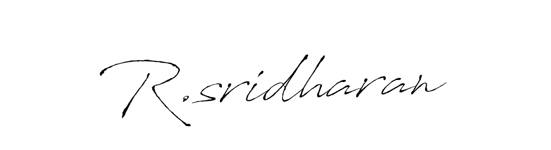 How to Draw R.sridharan signature style? Antro_Vectra is a latest design signature styles for name R.sridharan. R.sridharan signature style 6 images and pictures png