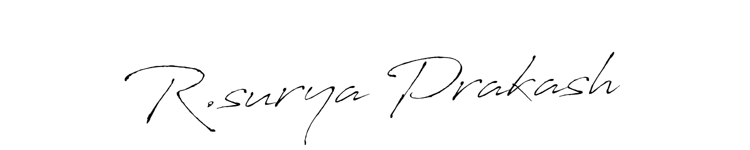 It looks lik you need a new signature style for name R.surya Prakash. Design unique handwritten (Antro_Vectra) signature with our free signature maker in just a few clicks. R.surya Prakash signature style 6 images and pictures png