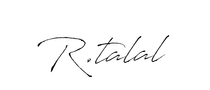 Similarly Antro_Vectra is the best handwritten signature design. Signature creator online .You can use it as an online autograph creator for name R.talal. R.talal signature style 6 images and pictures png