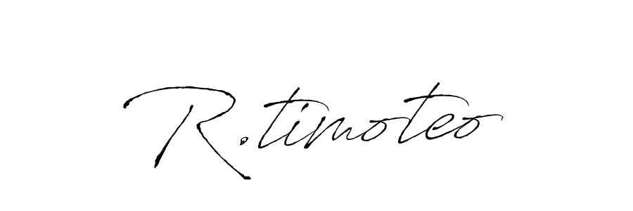 if you are searching for the best signature style for your name R.timoteo. so please give up your signature search. here we have designed multiple signature styles  using Antro_Vectra. R.timoteo signature style 6 images and pictures png