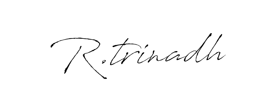 if you are searching for the best signature style for your name R.trinadh. so please give up your signature search. here we have designed multiple signature styles  using Antro_Vectra. R.trinadh signature style 6 images and pictures png