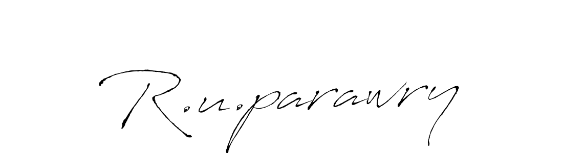 Once you've used our free online signature maker to create your best signature Antro_Vectra style, it's time to enjoy all of the benefits that R.u.parawry name signing documents. R.u.parawry signature style 6 images and pictures png