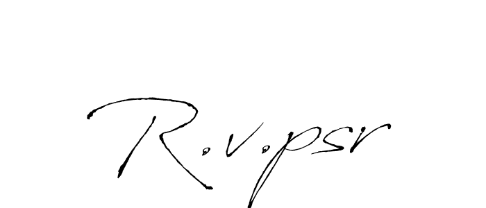 How to Draw R.v.psr signature style? Antro_Vectra is a latest design signature styles for name R.v.psr. R.v.psr signature style 6 images and pictures png