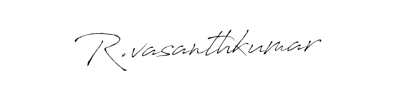 See photos of R.vasanthkumar official signature by Spectra . Check more albums & portfolios. Read reviews & check more about Antro_Vectra font. R.vasanthkumar signature style 6 images and pictures png