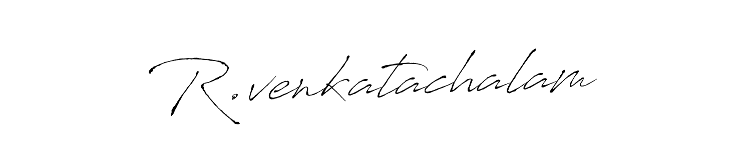 R.venkatachalam stylish signature style. Best Handwritten Sign (Antro_Vectra) for my name. Handwritten Signature Collection Ideas for my name R.venkatachalam. R.venkatachalam signature style 6 images and pictures png