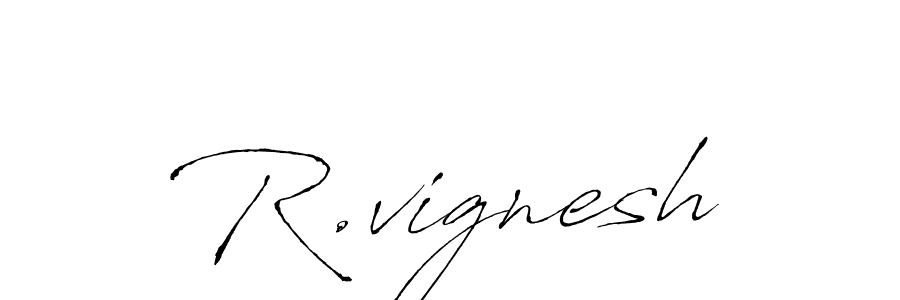 Use a signature maker to create a handwritten signature online. With this signature software, you can design (Antro_Vectra) your own signature for name R.vignesh. R.vignesh signature style 6 images and pictures png