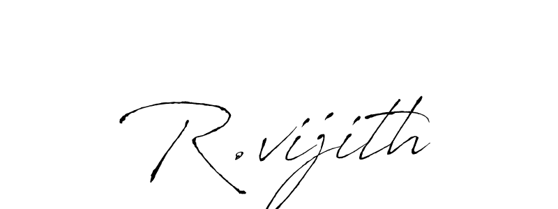 You can use this online signature creator to create a handwritten signature for the name R.vijith. This is the best online autograph maker. R.vijith signature style 6 images and pictures png