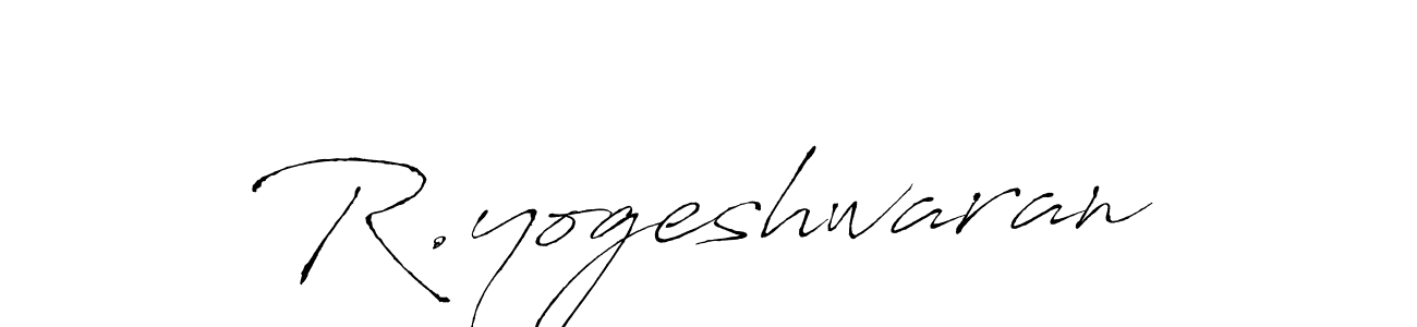 Make a short R.yogeshwaran signature style. Manage your documents anywhere anytime using Antro_Vectra. Create and add eSignatures, submit forms, share and send files easily. R.yogeshwaran signature style 6 images and pictures png