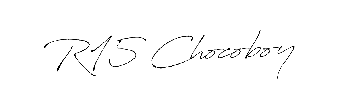 Similarly Antro_Vectra is the best handwritten signature design. Signature creator online .You can use it as an online autograph creator for name R15 Chocoboy. R15 Chocoboy signature style 6 images and pictures png