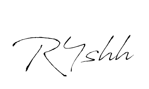 How to make R4shh signature? Antro_Vectra is a professional autograph style. Create handwritten signature for R4shh name. R4shh signature style 6 images and pictures png