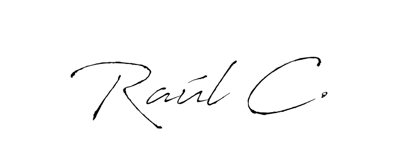 Similarly Antro_Vectra is the best handwritten signature design. Signature creator online .You can use it as an online autograph creator for name Raúl C.. Raúl C. signature style 6 images and pictures png