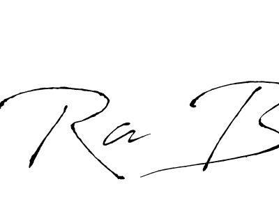 The best way (Antro_Vectra) to make a short signature is to pick only two or three words in your name. The name Ra B include a total of six letters. For converting this name. Ra B signature style 6 images and pictures png