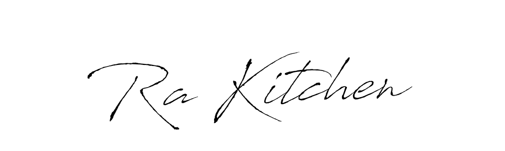 Once you've used our free online signature maker to create your best signature Antro_Vectra style, it's time to enjoy all of the benefits that Ra Kitchen name signing documents. Ra Kitchen signature style 6 images and pictures png