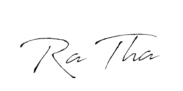 Use a signature maker to create a handwritten signature online. With this signature software, you can design (Antro_Vectra) your own signature for name Ra Tha. Ra Tha signature style 6 images and pictures png