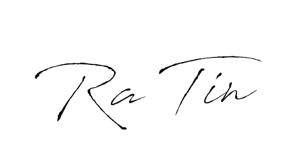 How to make Ra Tin name signature. Use Antro_Vectra style for creating short signs online. This is the latest handwritten sign. Ra Tin signature style 6 images and pictures png