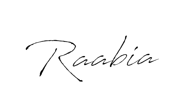 Antro_Vectra is a professional signature style that is perfect for those who want to add a touch of class to their signature. It is also a great choice for those who want to make their signature more unique. Get Raabia name to fancy signature for free. Raabia signature style 6 images and pictures png