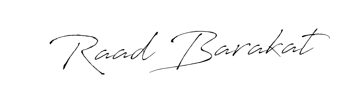 Raad Barakat stylish signature style. Best Handwritten Sign (Antro_Vectra) for my name. Handwritten Signature Collection Ideas for my name Raad Barakat. Raad Barakat signature style 6 images and pictures png
