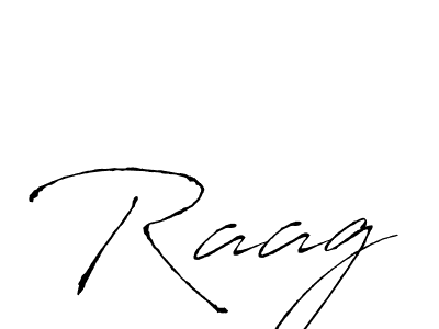 Also we have Raag name is the best signature style. Create professional handwritten signature collection using Antro_Vectra autograph style. Raag signature style 6 images and pictures png