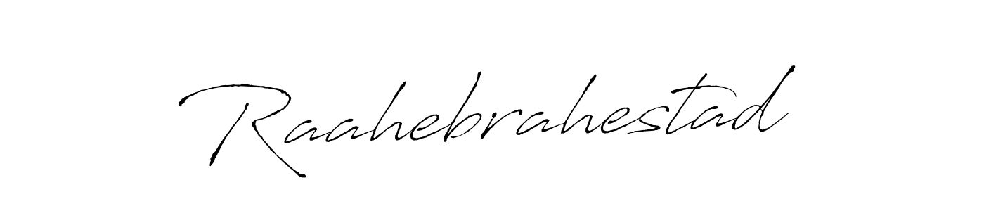 The best way (Antro_Vectra) to make a short signature is to pick only two or three words in your name. The name Raahebrahestad include a total of six letters. For converting this name. Raahebrahestad signature style 6 images and pictures png