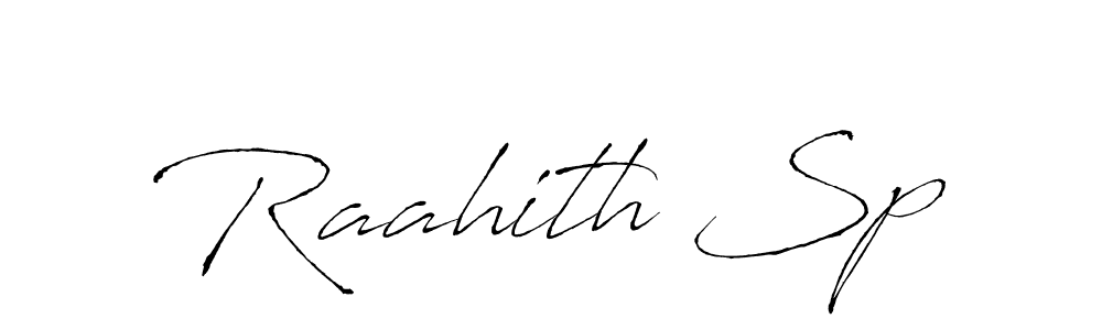 Raahith Sp stylish signature style. Best Handwritten Sign (Antro_Vectra) for my name. Handwritten Signature Collection Ideas for my name Raahith Sp. Raahith Sp signature style 6 images and pictures png