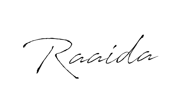 Use a signature maker to create a handwritten signature online. With this signature software, you can design (Antro_Vectra) your own signature for name Raaida. Raaida signature style 6 images and pictures png